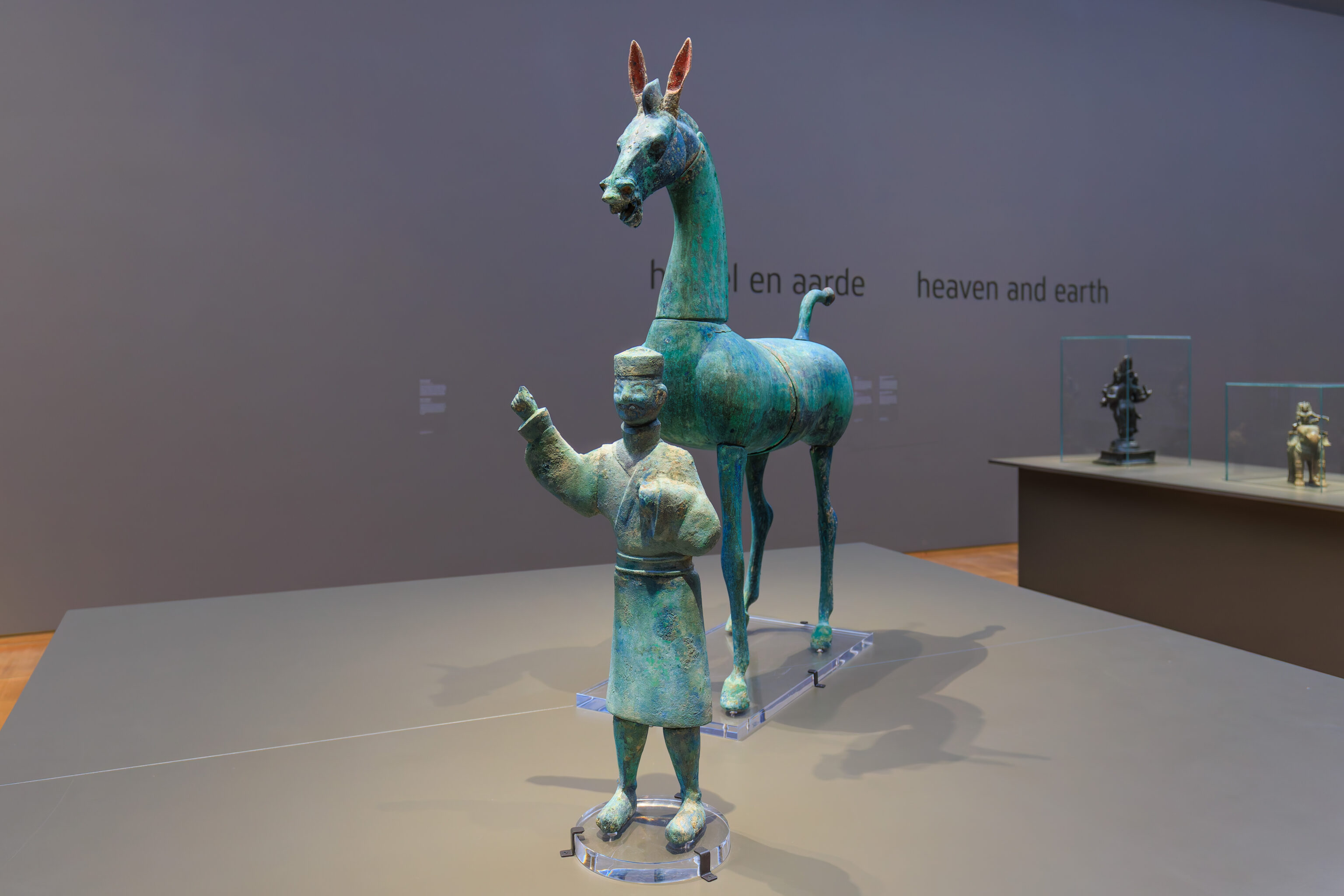 China, Horse and Groom, 2nd - 3rd century