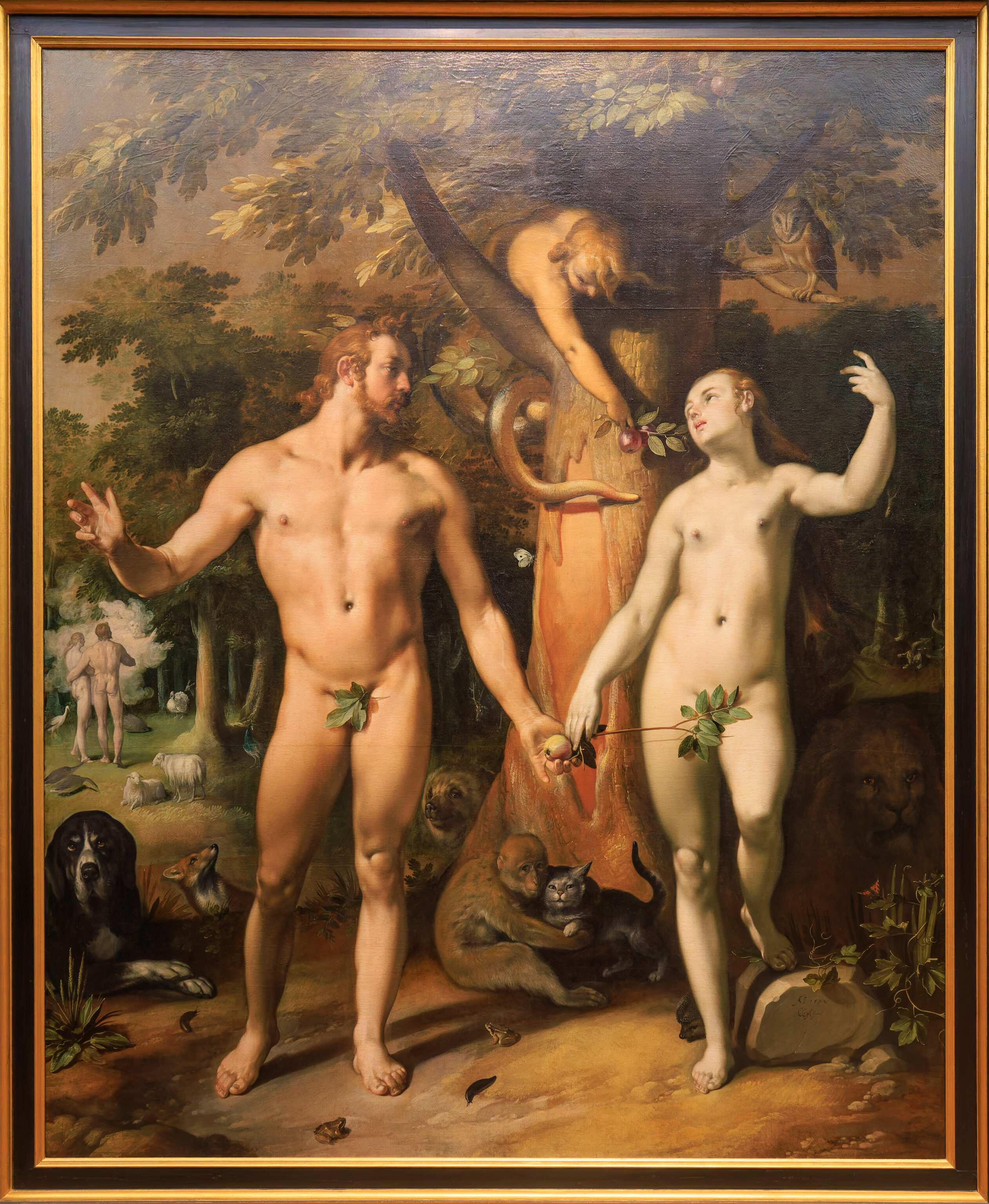 Cornelis Cornelisz van Haarlem, The Fall of Man, 1592