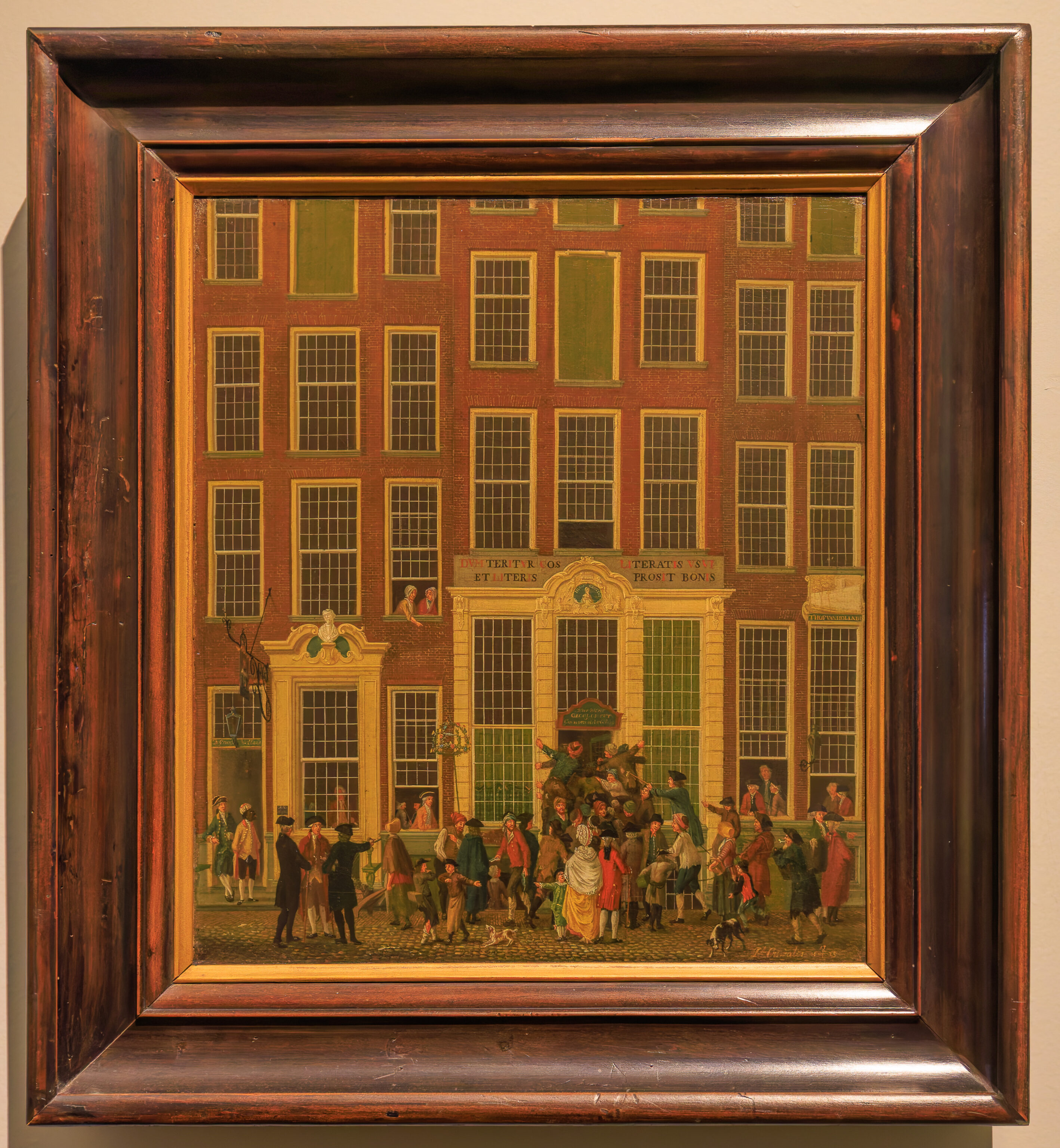 Isaac Ouwater, The Bookshop and Lottery Agency of Jan de Groot in the Kalverstraat in Amsterdam, 1779