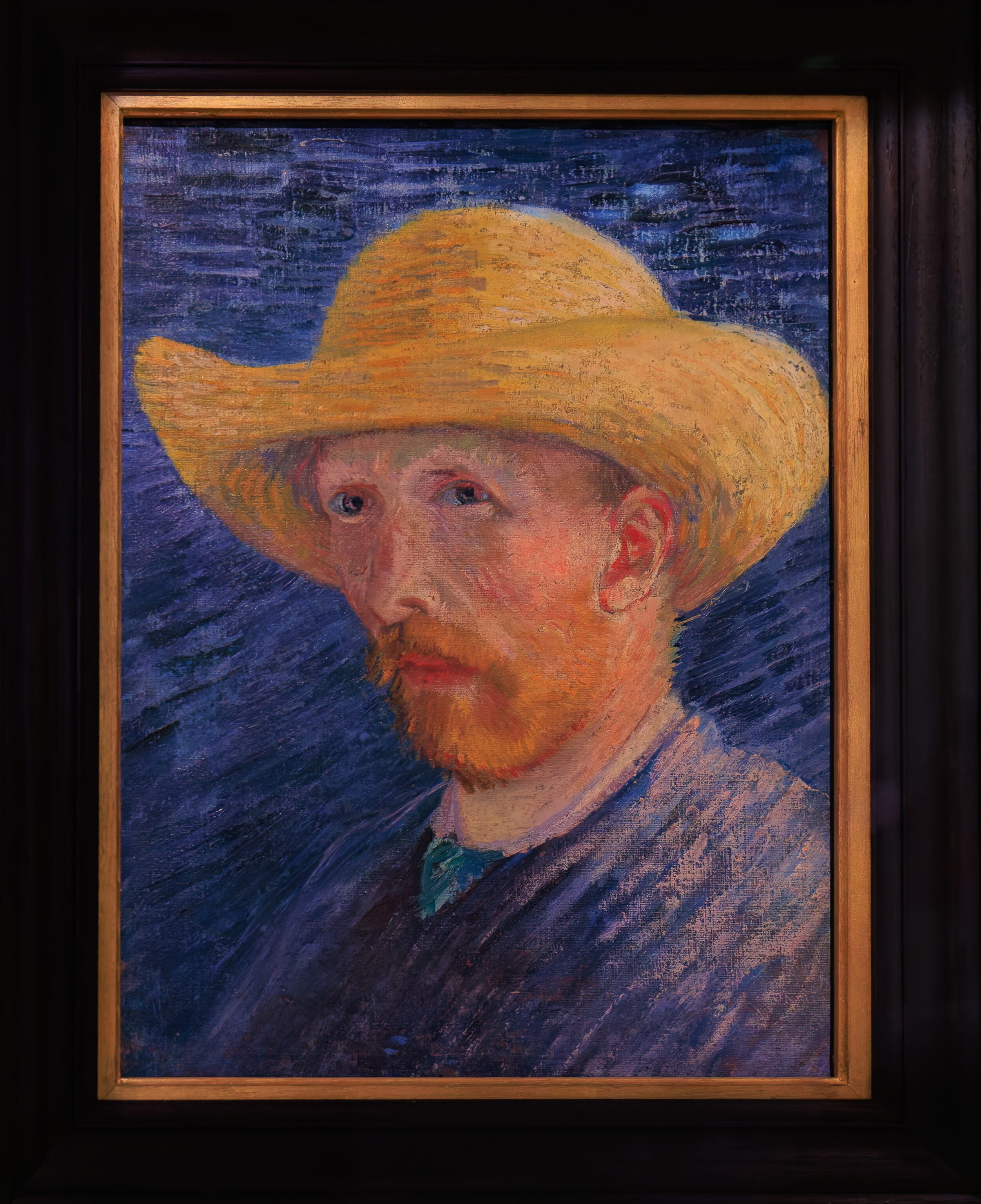 Vincent Van Gogh, Self-Portrait with Straw Hat, 1887