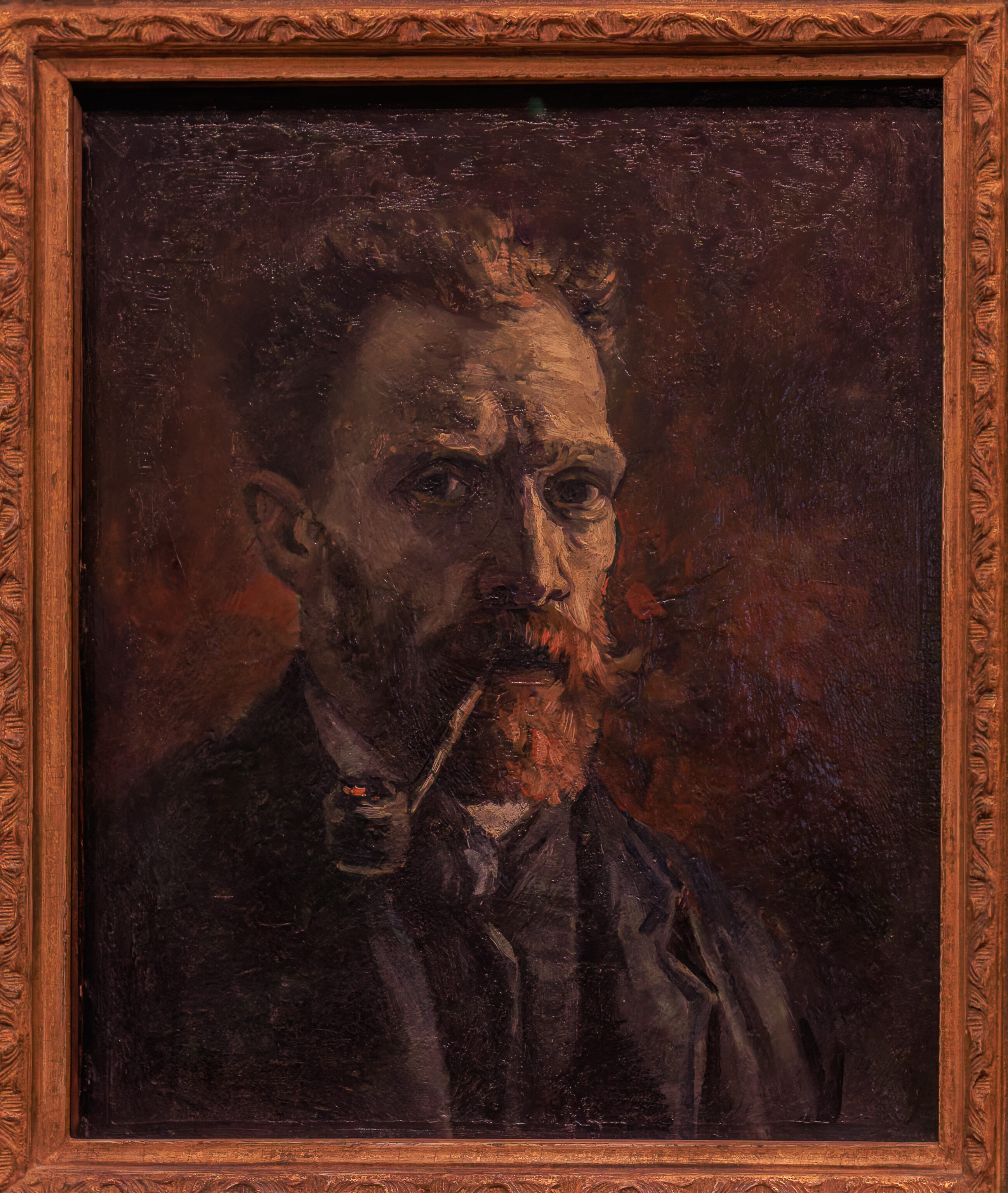 Vincent Van Gogh, Self-Portrait with Pipe, 1886