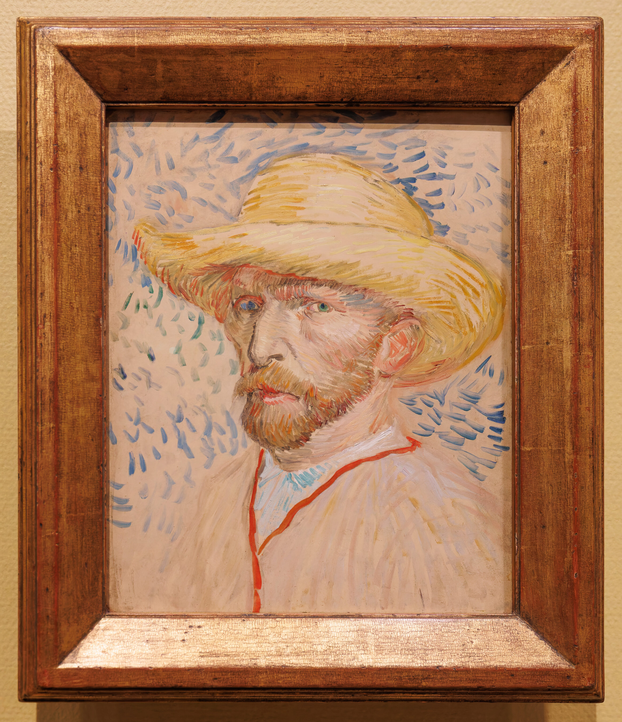 Vincent Van Gogh, Self-Portrait with a Straw Hat, 1887