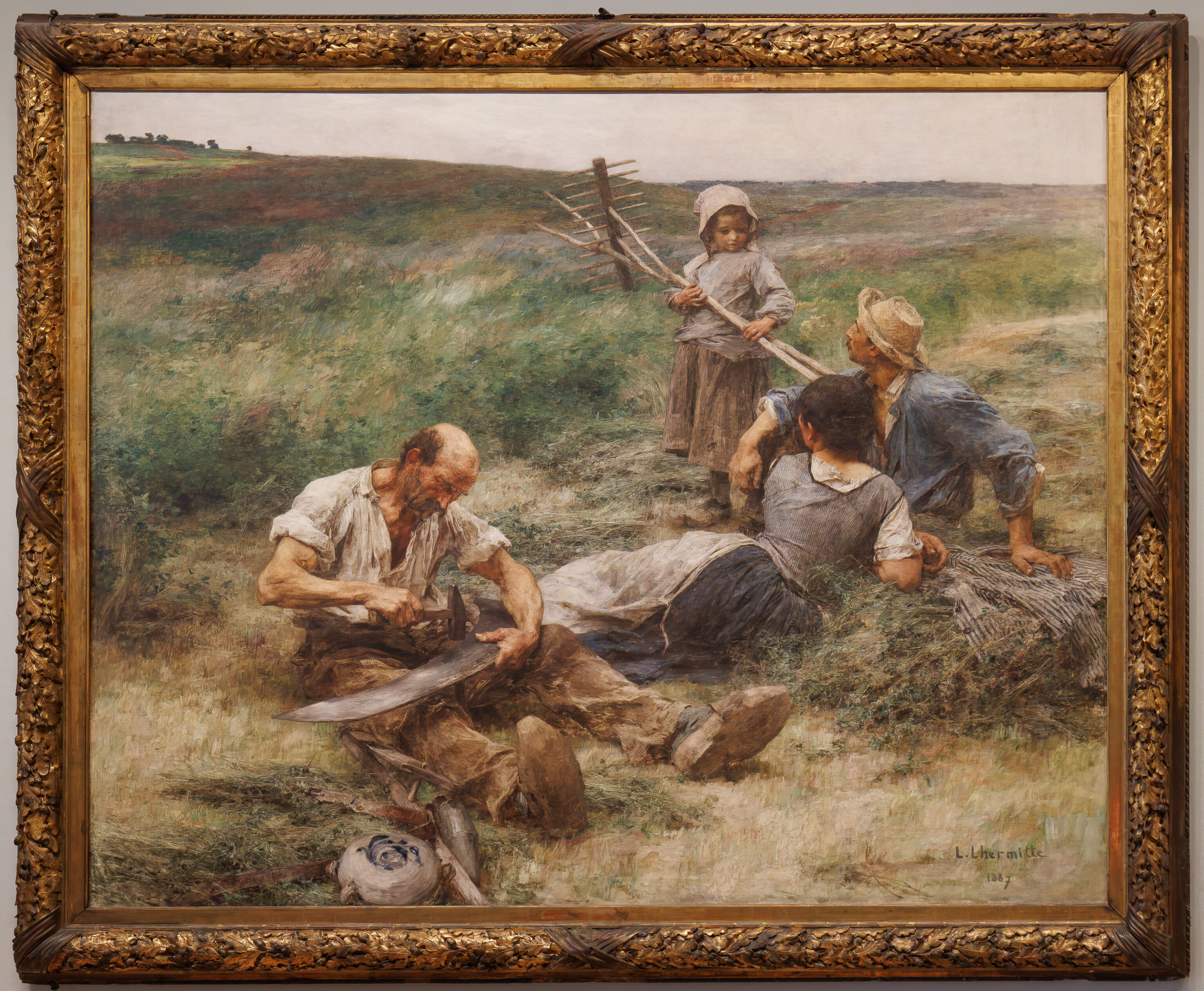 Léon-Augustin Lhermitte, Haymaking, 1887