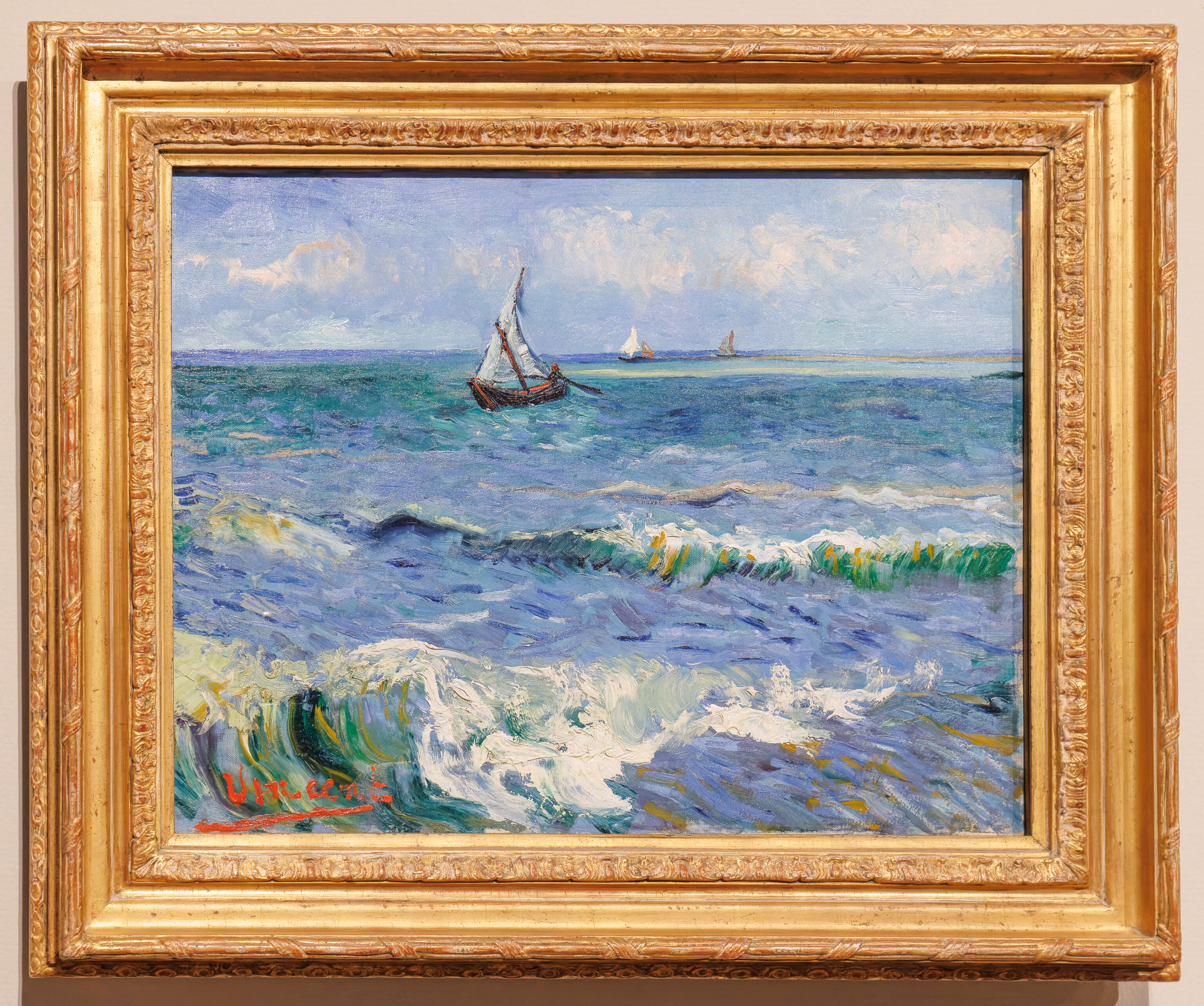 Vincent van Gogh, Seascape near Les Saintes-Maries-de-la-Mer, 1888