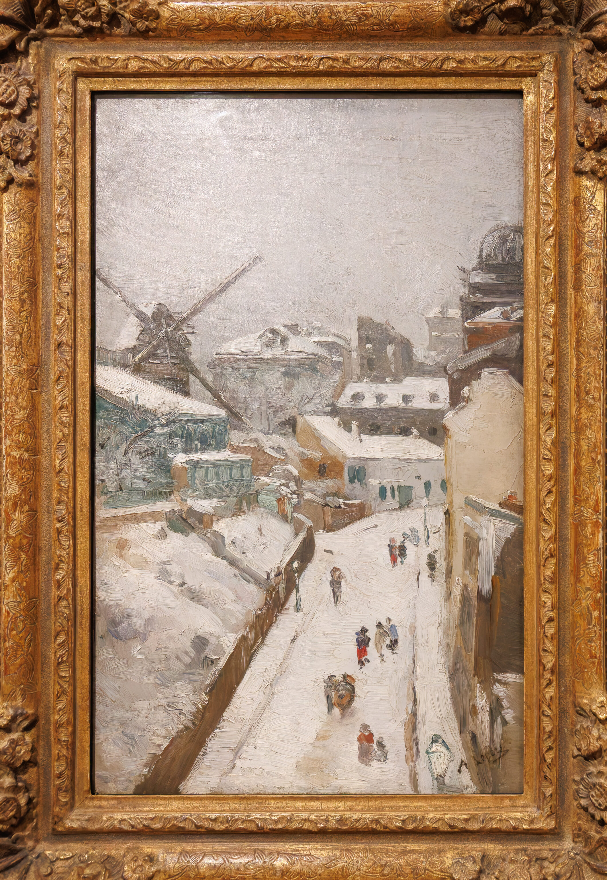 Vincent van Gogh, Montmartre in the Snow, 1876-1877