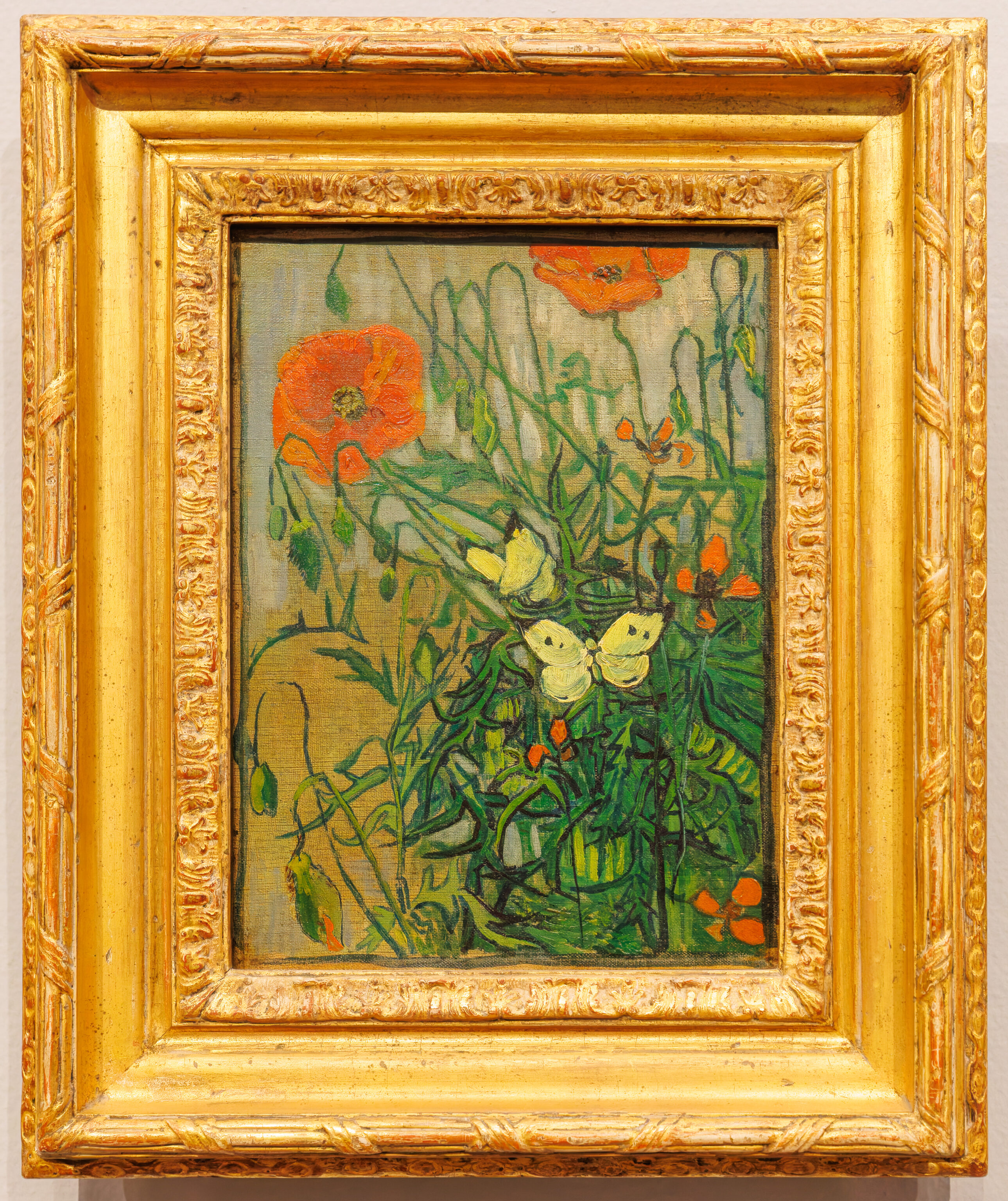 Vincent van Gogh, Butterflies and Poppies, 1890